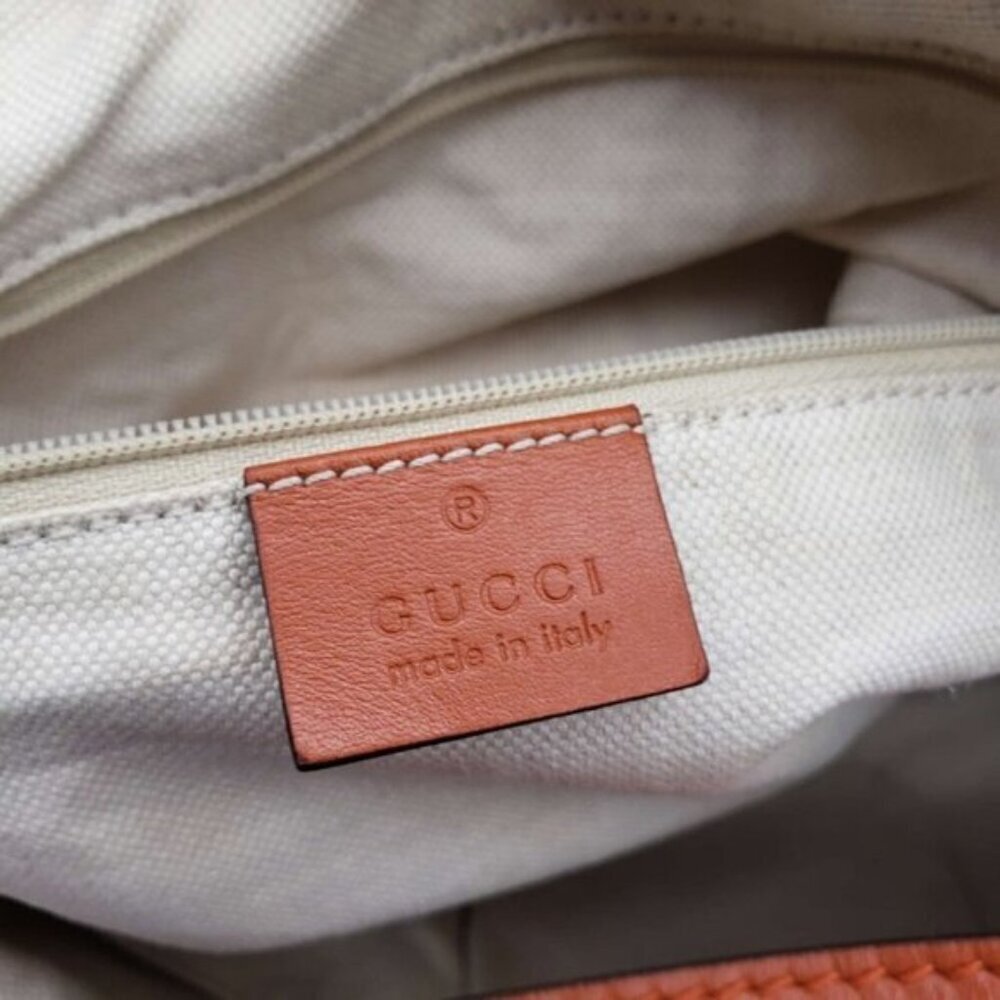 Authentic Gucci GG Canvas Sukey Hobo Bag Monogram Leather Trim Shoulder Bag - Picture 14 of 16